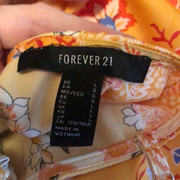 Forever 21 multicolored knee-length slip dress - Picture 9 of 12